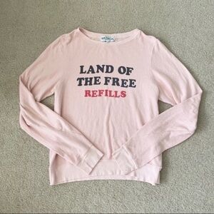Wildfox Land of the Free Refills Pullover